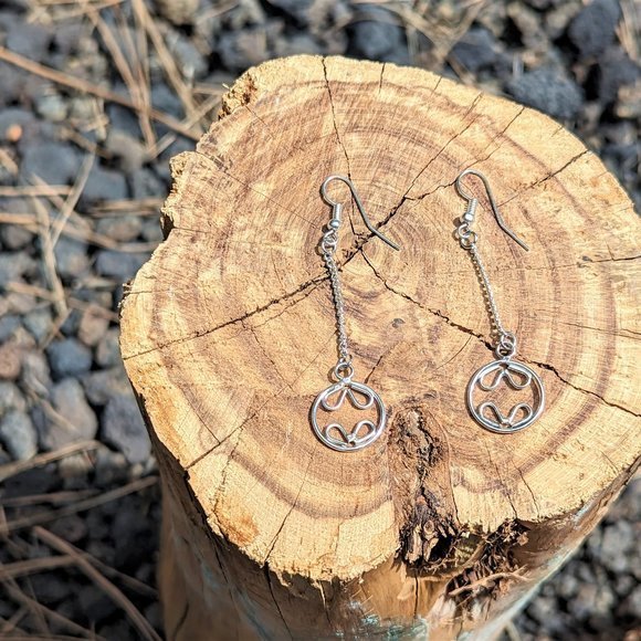 Native American Women's Wire Dangle Earrings Zuni Handmade Jewelry Kallestewa** - Picture 4 of 9